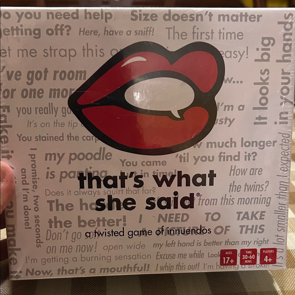 NWT That's What She Said Game